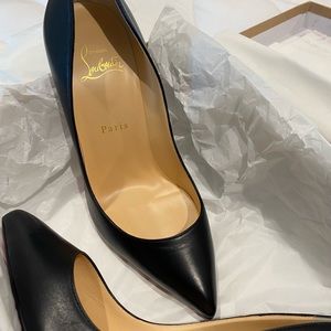 pigalle follies 85mm patent red sole pump